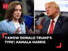 'I know Donald Trump's type': Kamala Harris hits out at ex-US President post-racial identity jibe