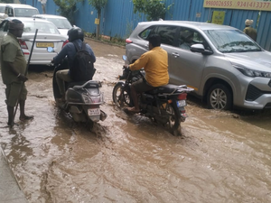 Bengaluru traffic rains