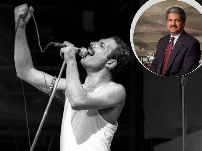 Anand Mahindra recently met Freddie Mercury's nephew Jangir (Image source: @anandmahindra/X)