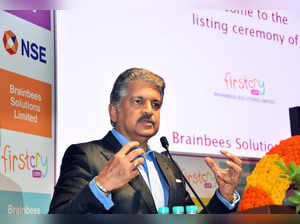 Mumbai, Aug 13 (ANI): Mahindra and Mahindra Chairperson Anand Mahindra addresses...