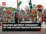 78th  Independence-Day: Beating retreat ceremony at the Attari-Wagah border in Punjab's Amritsar, watch!