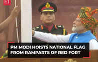 I-Day 2024: PM Modi hoists national flag from ramparts of Red Fort for the 11th time