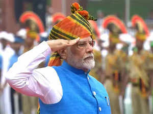 PM Modi arrives at Red Fort for 78th Independence Day celebration