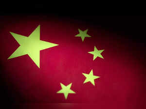 Illustration shows Chinese flag.