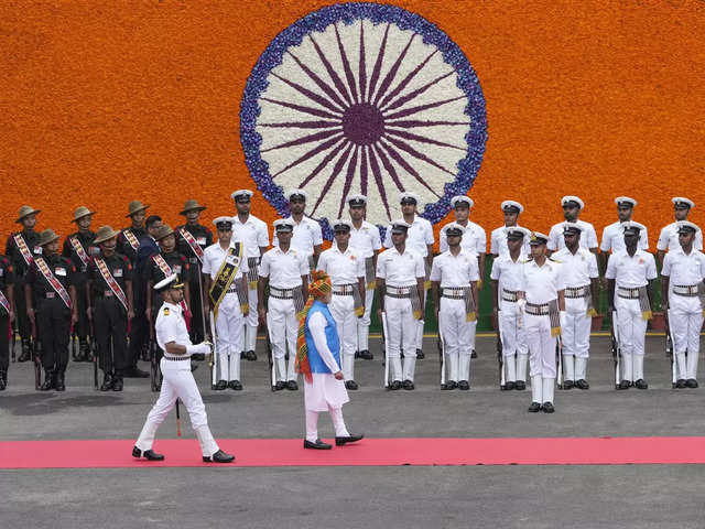 ​Modi inspects Guard of Honor​