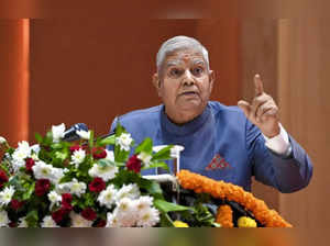 **EDS: IMAGE VIA @VPIndia ON SATURDAY, AUG 10, 2024**  Vice President Jagdeep Dh...