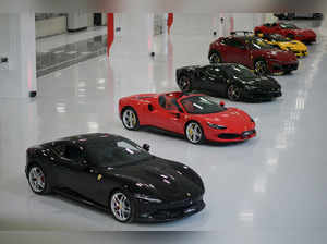 FILE PHOTO: Ferrari inaugurates its new 'e-building' facility