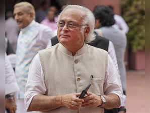 New Delhi: Congress MP Jairam Ramesh during Monsoon session of Parliament, in Ne...