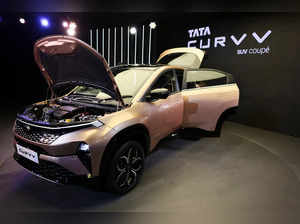 The new Tata Curvv SUV coupe is launched at an event in Mumbai