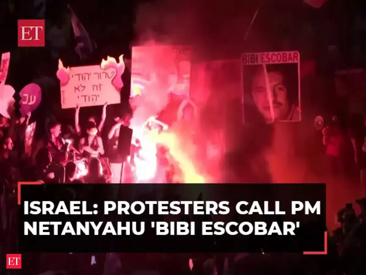 Tel Aviv: Anti-govt protesters light fire over hostage deal; call PM ...