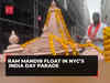 Ram Mandir float in NYC’s India Day parade, preparations underway, watch!