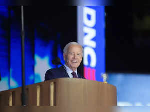 President Joe Biden has a walk-thru in the afternoon before he delivers the even...