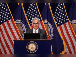 FILE PHOTO: U.S. Federal Reserve Chair Jerome Powell holds a press conference following a two-day meeting of the Federal Open Market Committee on interest rate policy in Washington