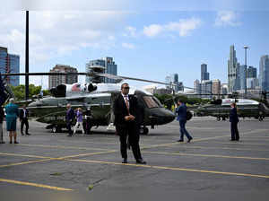 President Joe Biden takes historic first flight on new VH-92A Marine One after long wait