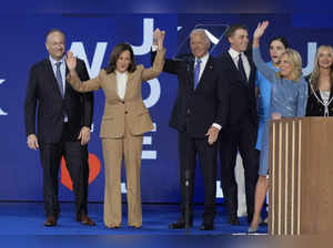 The Obamas and Emhoff are to headline the Democratic National Convention on Tuesday