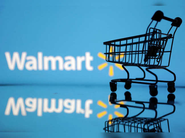 Illustration shows Walmart logo