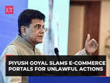 Piyush Goyal slams E-commerce portals for unlawful actions: There are lies, damn lies and then there is data