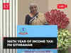 FM Nirmala Sithraman LIVE: Celebration of the 165th year of Income Tax