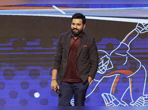 Mumbai: Team India cricketer Rohit Sharma during CEAT Cricket Awards, in Mumbai....