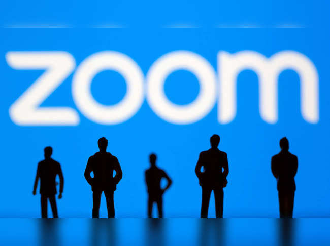 FILE PHOTO: Illustration picture of Zoom logo