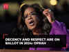 Oprah Winfrey urges America to 'choose common sense' over nonsense in DNC speech backing Kamala