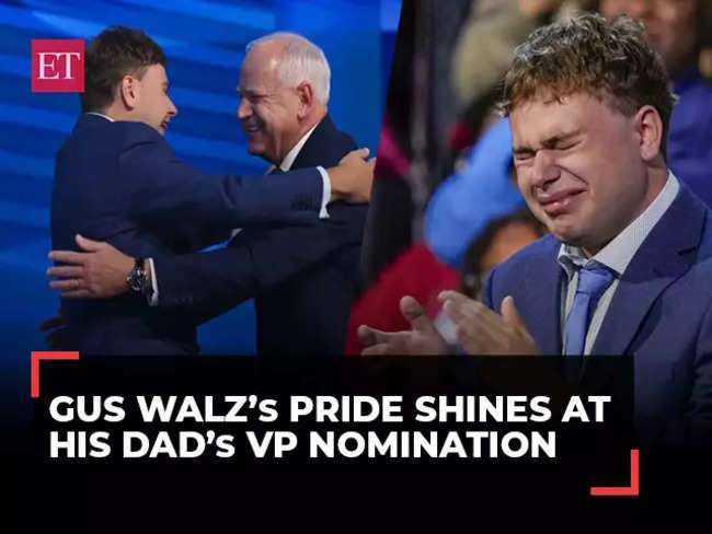 'Father-son moment…': Why Gus Walz is tearing the internet as Tim accepts the VP nomination