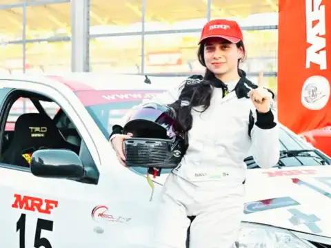 A birthday victory on the track