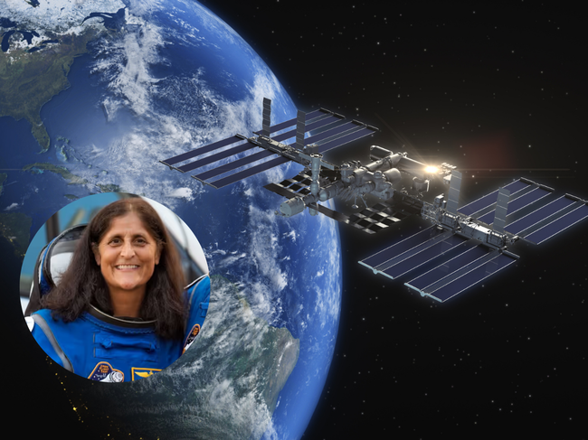 Sunita Williams (inset)