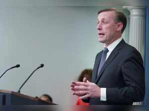 Jake Sullivan, U.S. National Security Advisor, speaks during a press briefing, in Washington