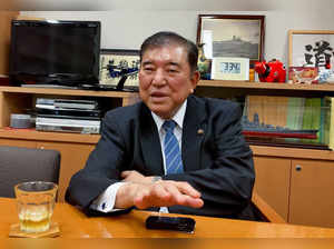 FILE PHOTO: Shigeru Ishiba of Japan's LDP gives interview in Tokyo