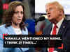 'Kamala mentioned my name, I think 21 times': Trump's sharp retort to Harris’ DNC speech