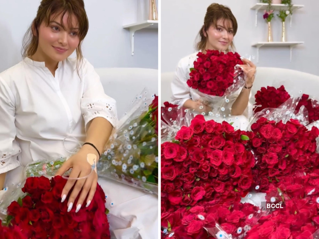 Urvashi Rautela Receives 1 Lakh Luxury Roses from Devoted Admirer