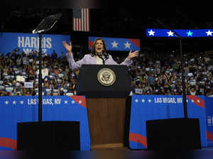 Democratic presidential nominee Vice President Kamala Harris