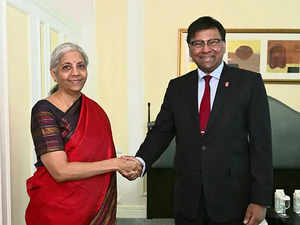 FM Nirmala Sitharaman meets former FATF President T Raja Kumar ahead of ministerial roundtable with Singapore