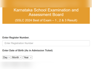 Karnataka SSLC 3 Result 2024 out