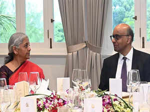 Finance Minister Nirmala Sitharaman leads high-level delegation in talks with Singapore President and Prime Minister