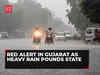 Red alert in Gujarat as heavy rain pounds state, flooding low-lying areas