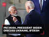 PM Modi speaks to US President Biden, discusses Ukraine situation, safety of Hindus in Bangladesh