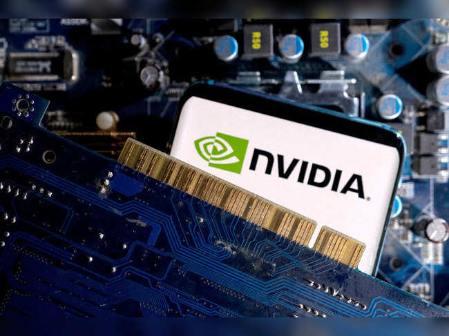 FILE PHOTO: Illustration shows NVIDIA logo