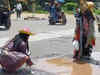 Yamraj conducts long jump competition for the dead on Karnataka road potholes: Watch viral video