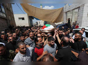 Aftermath of an Israeli settlers' attack, near Bethlehem