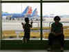 This airport may be the smallest in the world and its waiting area is below a mango tree