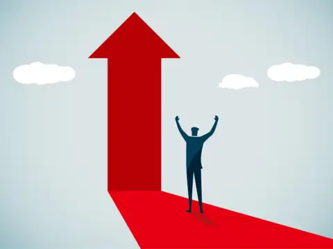 A for annual earnings growth (A)