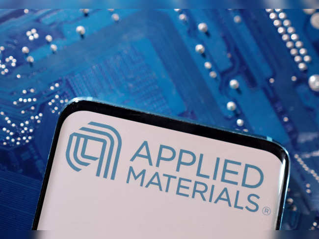 Illustration shows Applied Materials logo