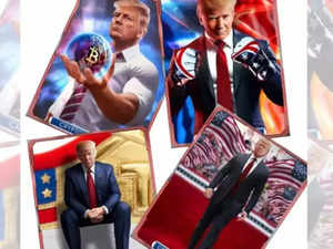 Trump digital trading cards launched: Republican nominee peddles portions of his suit, inviting social media ridicule