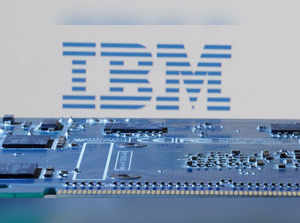 FILE PHOTO: Illustration shows IBM logo