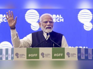 PM Modi at Global Fintech Fest.