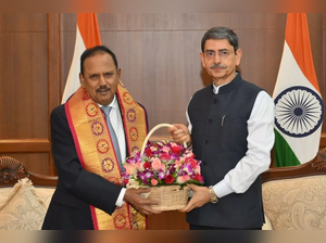 NSA Ajit Doval meets Tamil Nadu Governor R N Ravi