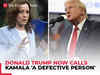 US Presidential campaign: Donald Trump now calls Kamala Harris 'A Defective Person'