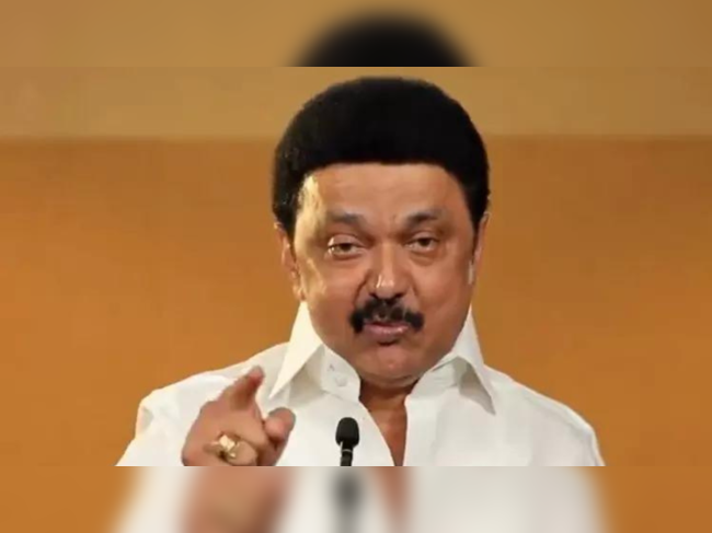 Chief minister M K Stalin